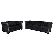 Chesterfield sofas high back sofas contemporary sofas. Vidaxl Chesterfield Sofa 2 Sitzer Und Kaufland De