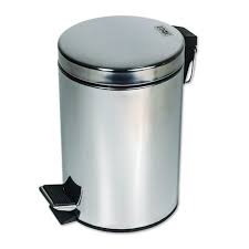 Cos Gunoi Din Inox Kovasi Cu Pedala Si Capac Forma Cilindrica Cromat 7l Zln 6898 Emag Ro