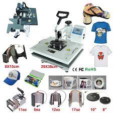 New Design 9 In 1 Combo Heat Press Machine Heat Transfer Sublimation Machine Sublimation Printer For Mug Ca Heat Press Machine Sublimation Printers Heat Press