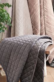 I got bed spread was colour i want good quality and click and collect service was good. Next Hamilton Velvet Quilted Bedspread Grey In 2021 Bed Throws Grey Throw Blanket Grey Bedding