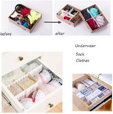 These closet sock organizers come in many sizes, styles, and materials, so it's not hard to find one that this closet organizer is perfect for storing your socks. Buy 12pcs Diy Plastic Grid Drawer Dividers White Adjustable Sock Underwear Dresser Drawer Organizers Divider For Stationary Storage Online In Indonesia B07vd69y1r