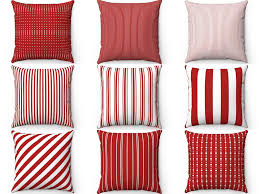 Invite your pals over for. Red Striped Throw Pillow Cover Winter Cushion Case Red Etsy In 2021 Stripe Throw Pillow Pillows Throw Pillows