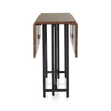 Origami Drop Leaf Rectangular Dining Table Reviews Crate And Barrel Dining Table In Kitchen Drop Leaf Dining Table Dining Table