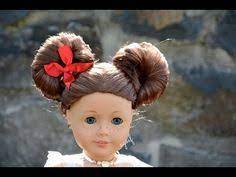 American Girl Doll Disney Hairstyle Minnie Mouse Buns Inspired By Cutegirlshairstyles American Girl Doll Hairstyles American Girl Hairstyles Disney Hairstyles