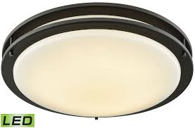 Ceiling light fixtures are relatively new within the scheme of house lighting. Thomas Cl782031 Clarion Oil Rubbed Bronze Led Flush Mount Ceiling Light Fixture Tom Cl782031