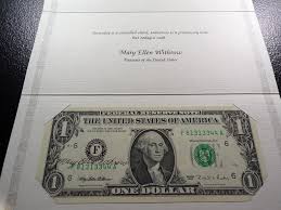 Mary Ellen Withrow (U.S. Treasurer) Signed 1995 Series U.S. $1.00 Federal  Reserve Note!!