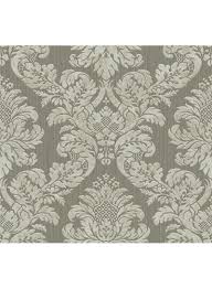 تسوق والكويست وورق جدران كلاسيك بطبعة الدمقس رمادي داكن أوف وايت 10x0 68متر أونلاين في الإمارات