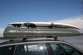 Coffre De Toit Slb 660 Avec Fixation Pour Planche De Surf Coffre De Toit Prime En Grp Par Mobila