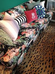 Be bold with your living room design ideas. Looks Like My Sister S Sofa From The 70s Not Granny In Jamie Meare S Hands Floral Couch Floral Sofa Floral Furniture