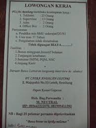 Lowongan Kerja Parttime Jogja Lowongan Kerja Jaga Toko Baju Jogja Terbaru
