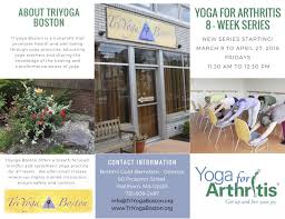 I completed my teacher training in 2011 but had my schedule allowed, i would have signed up to take it. Triyoga For Arthritis Triyoga Com