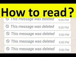 How To Read Deleted Messages On Whatsapp Messenger This Message Was Deleted Youtube Smartphone Hacks Cell Phone Hacks Hacking Books
