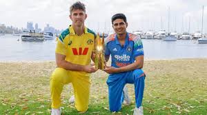 Shubman Gill, Mitchell Marsh Pose With ...