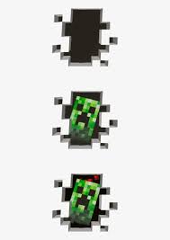 How to draw creeper face ; Minecraft Creeper Inside Transparent Png 400x1200 Free Download On Nicepng