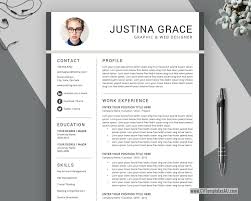 Your resume is your personal introduction for hiring. Professional Cv Template For Microsoft Word Cover Letter Modern Resume Creative Resume Simple Resume Teacher Resume 1 Page 2 Page 3 Page Resume Instant Download Cvtemplatesau Com
