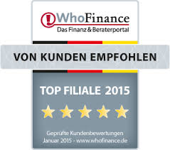 Sehen sie orte in der nähe auf der karte an. Top Kundenempfehlung Bankfilialen 2015 Whofinance