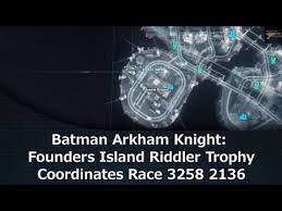 There are a total of 10 riddles located on founders' island and they can be found in the following locations Pin On Batman Arkham Knight