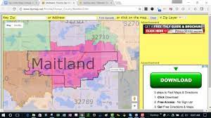 Zip Code To Orlando Florida Useful Zip Code Map For Winter Park Orlando Florida Area No Personal  Information In This Video - Youtube