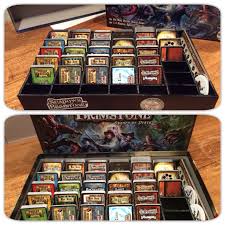 Shadows Of Brimstone Card Storage Tray Fits In Main Box Afterwards For Easy Storage Board Game Storage Board Game Organization Brimstone
