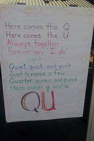 A Fun Song For The Class To Sing As Mr Q And Miss U Walk Down The Aisle Our Music Teacher Was A Letter Activities Preschool Letter Q Crafts Preschool Letters