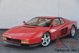 It was powered by ferrari's tipo 168/62 colombo v12 engine. 1985 Ferrari Testarossa