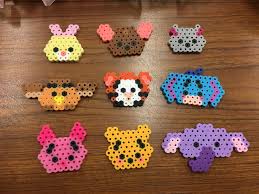 Winnie The Pooh Characters Mini Tsum Tsum Perlers Perler Bead Disney Perler Bead Art Perler Beads