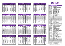All holidays and celebrations of 2021. 2021 Christian Calendar Christian Religious Festival Calendar 2021