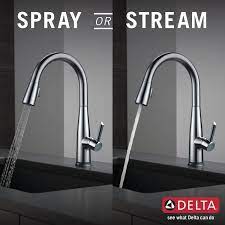 Delta a112 18.1 m kitchen faucet. Buy Delta Faucet Essa Single Handle Touch Kitchen Sink Faucet With Pull Down Sprayer Touch2o Technology And Magnetic Docking Spray Head Arctic Stainless 9113t Ar Dst Online In Turkey B012i44kk6