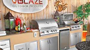 The outdoor kitchen cabinets are literally the star of the show. Doors Drawers And More Tips For Designing An Outdoor Kitchen With Proper Storage Blaze Grills
