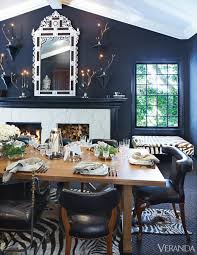 Well Prepared Windsor Smith Entertains Home Blue Rooms Interior Design