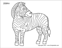 Damien reynolds add comment animal coloring pages, animals monday, august 19, 2013 elephant is the biggest animals in the land, this animal love to eat. Zebra Free Printable Templates Coloring Pages Firstpalette Com