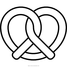 Lent pretzel coloring page : Pretzel Coloring Page Ultra Coloring Pages