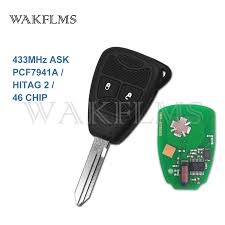 The process for programming these remotes is the same, no matter what volkswagen model you have. 2 Button Smart Remote Key Fob With Id46 Chip 433mhz For Chrysler 300c Sebring Pt Cruiser 05179516aa No Mark Car Key Aliexpress