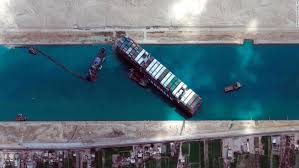 The ever given seen in a still from a facebook live video by the suez canal authority on march 29, 2021, announcing that it had been freed. Fwcxtmq4edb6im