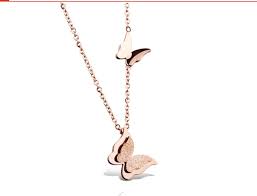 It helps to know how much gold may be worth and where to sell it for the best price. Butterfly Necklace Sandblasted Design In Rose Gold Wow Jewellery Online