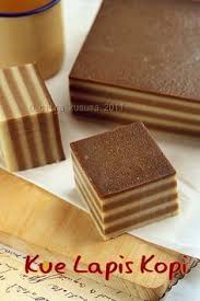 Sediakan 50 gr tepung beras. Kue Lapis Kopi Kue Lapis Kue Makanan Ringan Manis