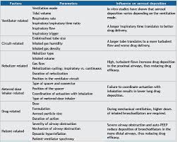 inhalation therapy in mechanical ventilation