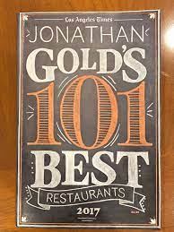 Restaurants featured in city of gold. Guess Which Two Jonathan Gold S 101 Best Restaurants Features Two In Our District Wlasnc