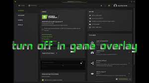 Turning this overlay off gave me 40+ fps on my gtx 980m. Nvidia Turn Off In Game Overlay Youtube