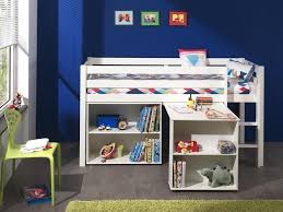 Acheter Un Lit Mi Hauteur Blanc Avec Bureau Bibliotheque Realise En Pin Massif Livraison Rapide T Lit Mezzanine Bureau Lit Mezzanine Chambre Enfant