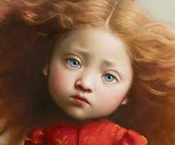 Lady of Shalot” by Zoe Hawk @zoe.hawk Zoe Hawk paints the quiet intensity  of girlhood, where nostalgia, ritual, and unease exist side by side. Her  narrative scenes feel tender at first glance,