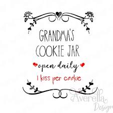 Grandma S Cookie Jar Open Daily 3 Design Bundle Svg Etsy Grandma Cookie Jar Grandma Cookies Cookie Jars