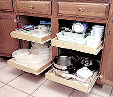 Get 50% more storage at a fraction of the cost of a you probably spend a lot of your time in your kitchen. Shelves That Slide Custom Kitchen Pull Out Sliding Shelving For Your Existing Cabinets From 39 95 Diy Pullout Shelf Manufactured In The Us With More Than 25 Years Experience Rollout Pantry Tray Pull Outs