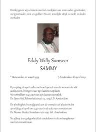 Beri Nl Surinaamse Familieberichten Overlijdensbericht Sammy Eddy Willy Samseer