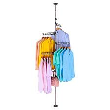 Baoyouni Floor To Ceiling Revolving Tension Pole Clothes Https Www Amazon Com Dp B00lvt7apw Ref Cm S Coat Hanger Clothes Drying Racks Drying Rack Laundry