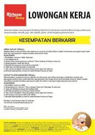 Aug 01, 2021 · terbuka untuk lulusan baru bersedia ditempatkan di seluruh area kerja perusahaan bersedia mobile untuk melakukan opname di gudang 2. Lowongan Kerja Infotegal