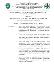 2008 evaluasi kinerja kedeputian 26 iii pada dit. 2 3 1 2 Sk Kepala Puskesmas Tentang Penetapan Penanggung Jawab Program Ukm Dan Ukp Di Puskesmas