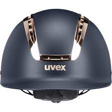 Uvex Suxxeed Chrome Navy Mat Coral Riding Helmets Uvex Sports