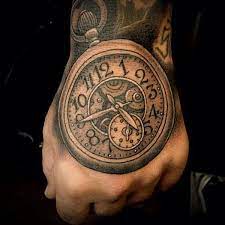 100 Awesome Watch Tattoo Designs Cuded Watch Tattoos Watch Tattoo Design Pocket Watch Tattoos