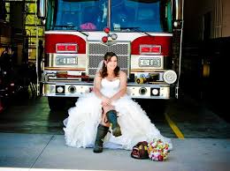 A Firefighters Bride Firefighter Wedding Fireman Wedding Firefighter Wedding Photos